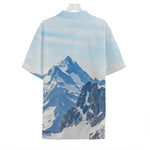 Alps Mountain Print Hawaiian Shirt