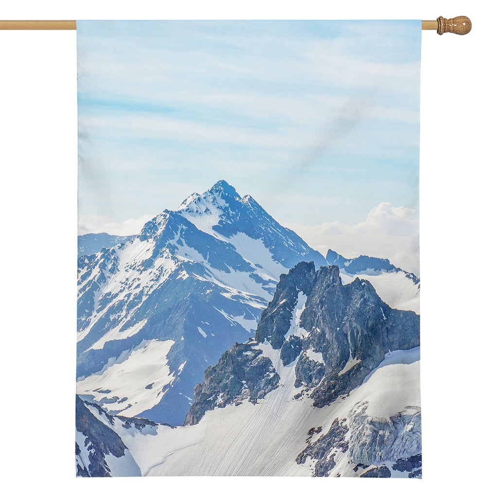 Alps Mountain Print House Flag