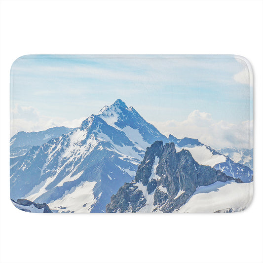 Alps Mountain Print Indoor Door Mat