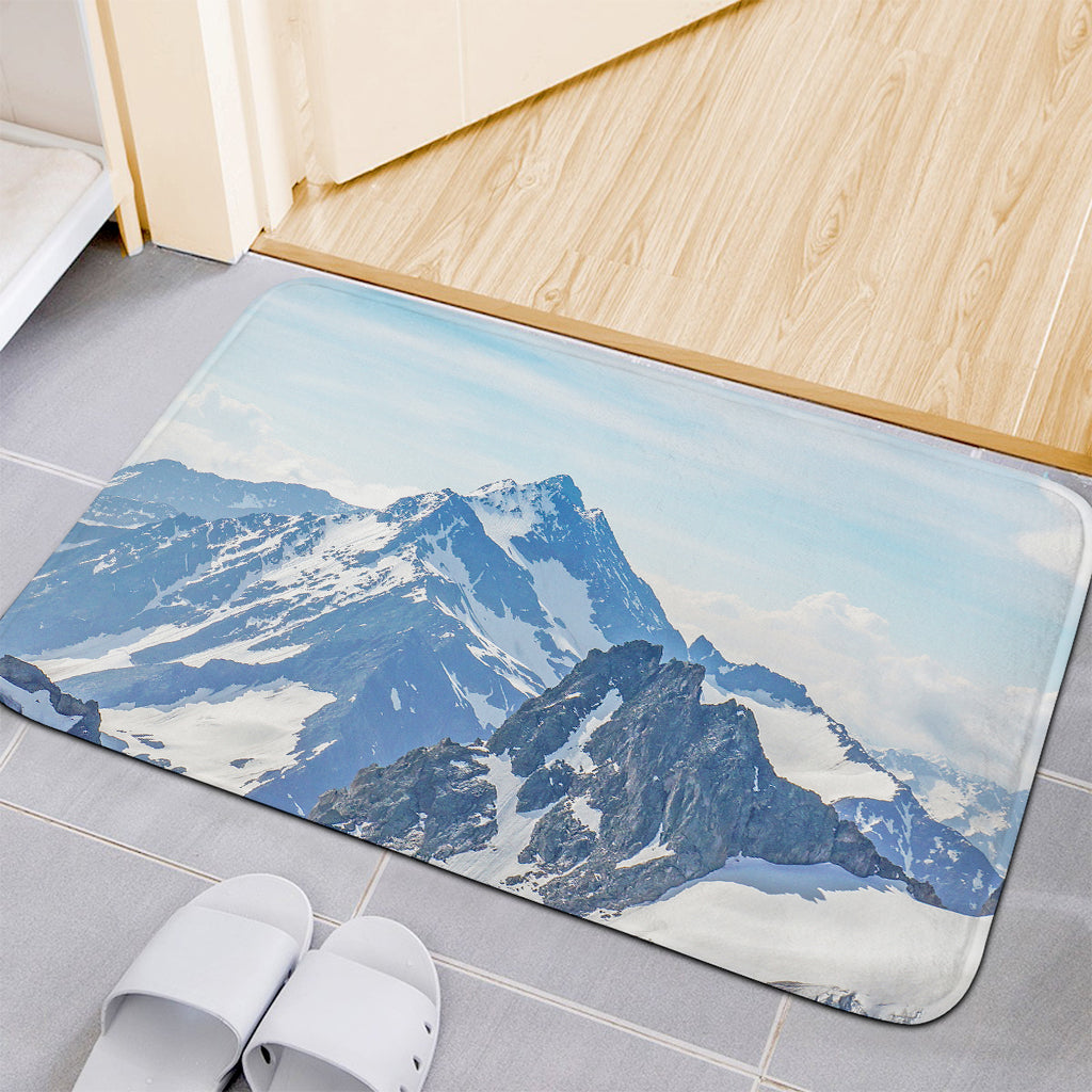 Alps Mountain Print Indoor Door Mat