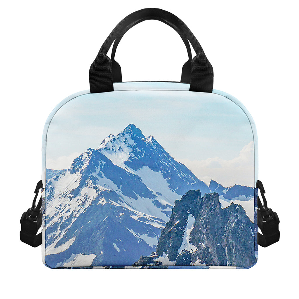 Alps Mountain Print Insulated Lunch Bag