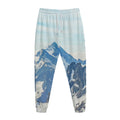 Alps Mountain Print Jogger Pants