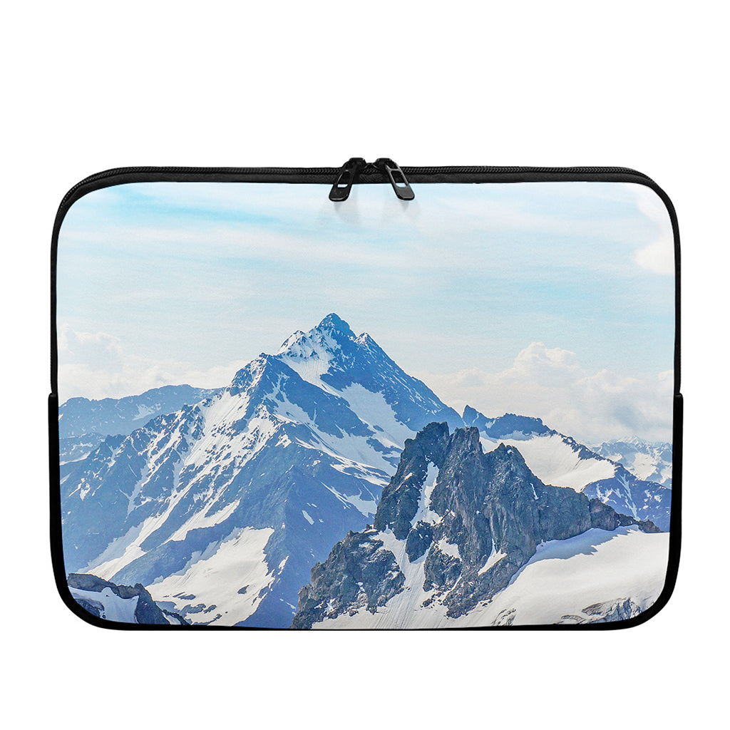 Alps Mountain Print Laptop Sleeve