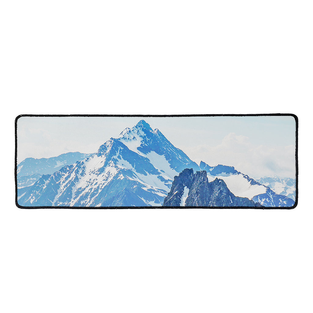 Alps Mountain Print Long Kitchen Mat
