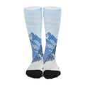 Alps Mountain Print Long Socks
