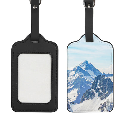 Alps Mountain Print Luggage Tag