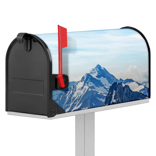 Alps Mountain Print Mailbox Cover