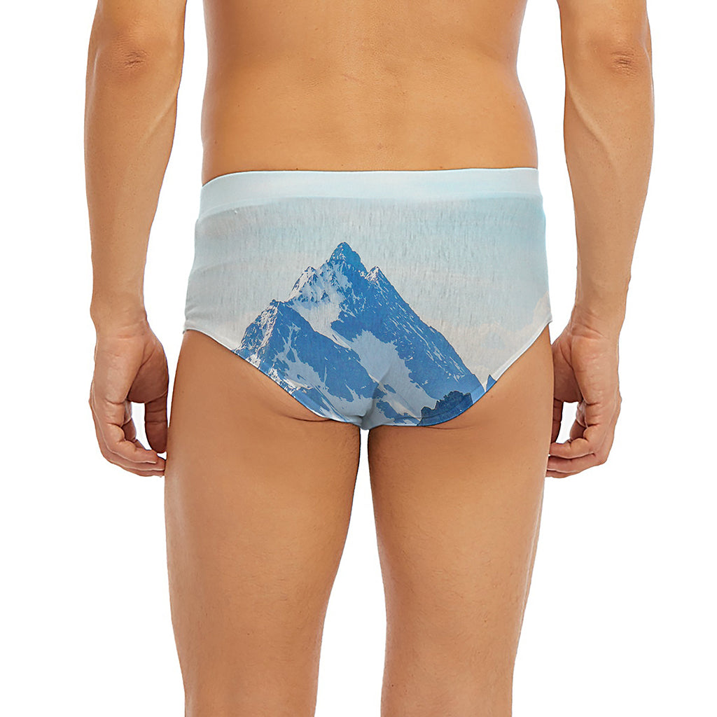 Alps Mountain Print Men's Briefs