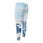 Alps Mountain Print Men's Compression Pants