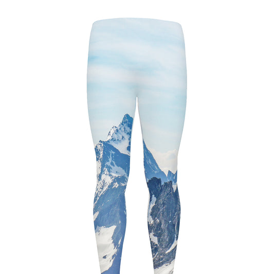Alps Mountain Print Men's leggings