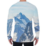 Alps Mountain Print Men's Long Sleeve T-Shirt