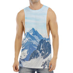 Alps Mountain Print Men's Muscle Tank Top