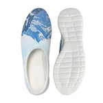 Alps Mountain Print Mesh Casual Shoes