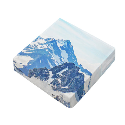 Alps Mountain Print Outdoor Seat Cushion Cover