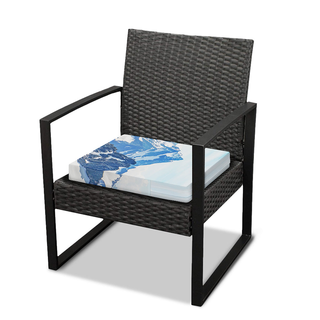 Alps Mountain Print Outdoor Seat Cushion Cover