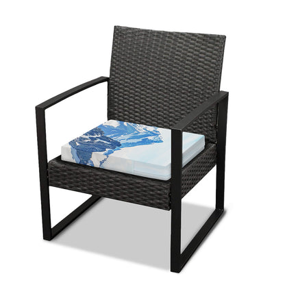 Alps Mountain Print Outdoor Seat Cushion Cover
