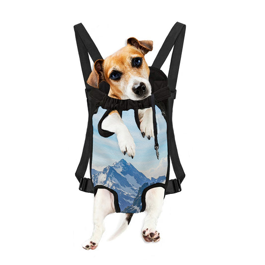 Alps Mountain Print Pet Carrier Backpack