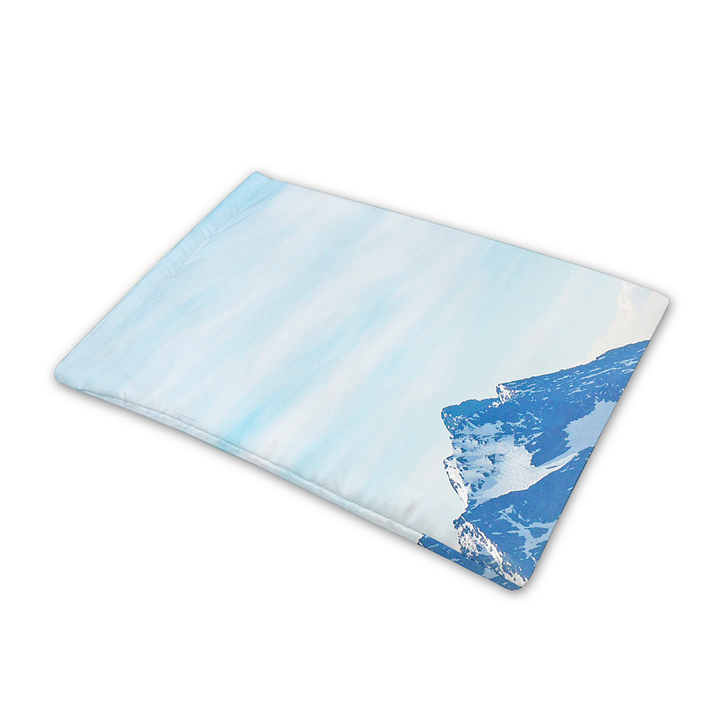 Alps Mountain Print Pet Cooling Mat Cover