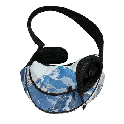 Alps Mountain Print Pet Sling Carrier