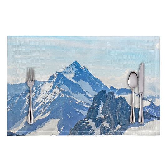 Alps Mountain Print Placemat