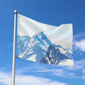 Alps Mountain Print Polyester Flag