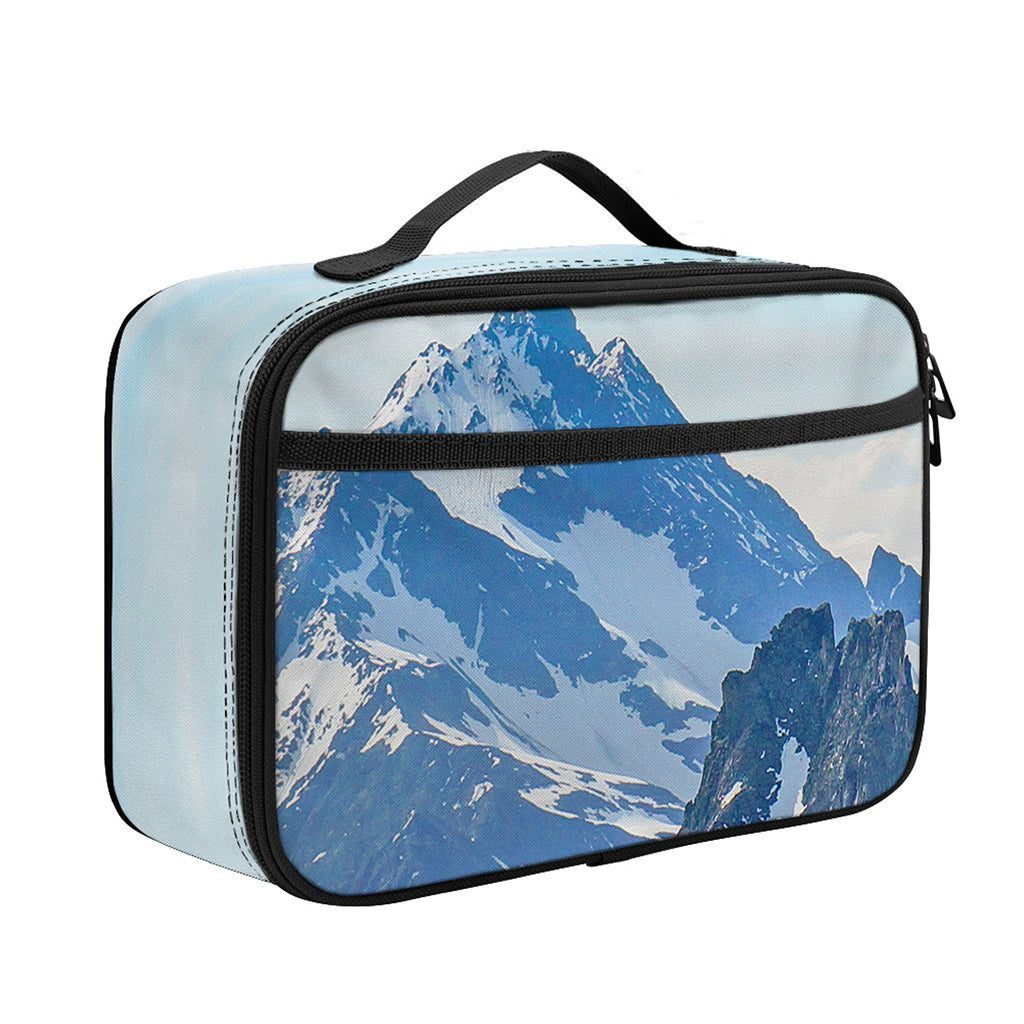 Alps Mountain Print Portable Lunch Bag
