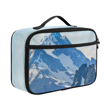 Alps Mountain Print Portable Lunch Bag