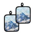 Alps Mountain Print Pot Holders
