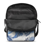 Alps Mountain Print Rectangular Crossbody Bag