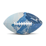 Alps Mountain Print Rugby Ball