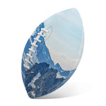 Alps Mountain Print Rugby Ball