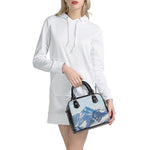 Alps Mountain Print Shoulder Handbag