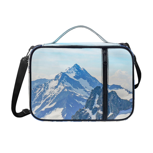 Alps Mountain Print Shoulder Strap Bible Bag