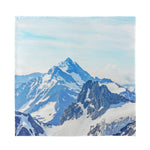 Alps Mountain Print Silk Bandana