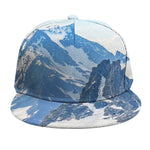 Alps Mountain Print Snapback Cap