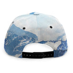 Alps Mountain Print Snapback Cap