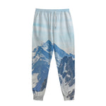 Alps Mountain Print Sweatpants