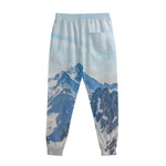 Alps Mountain Print Sweatpants
