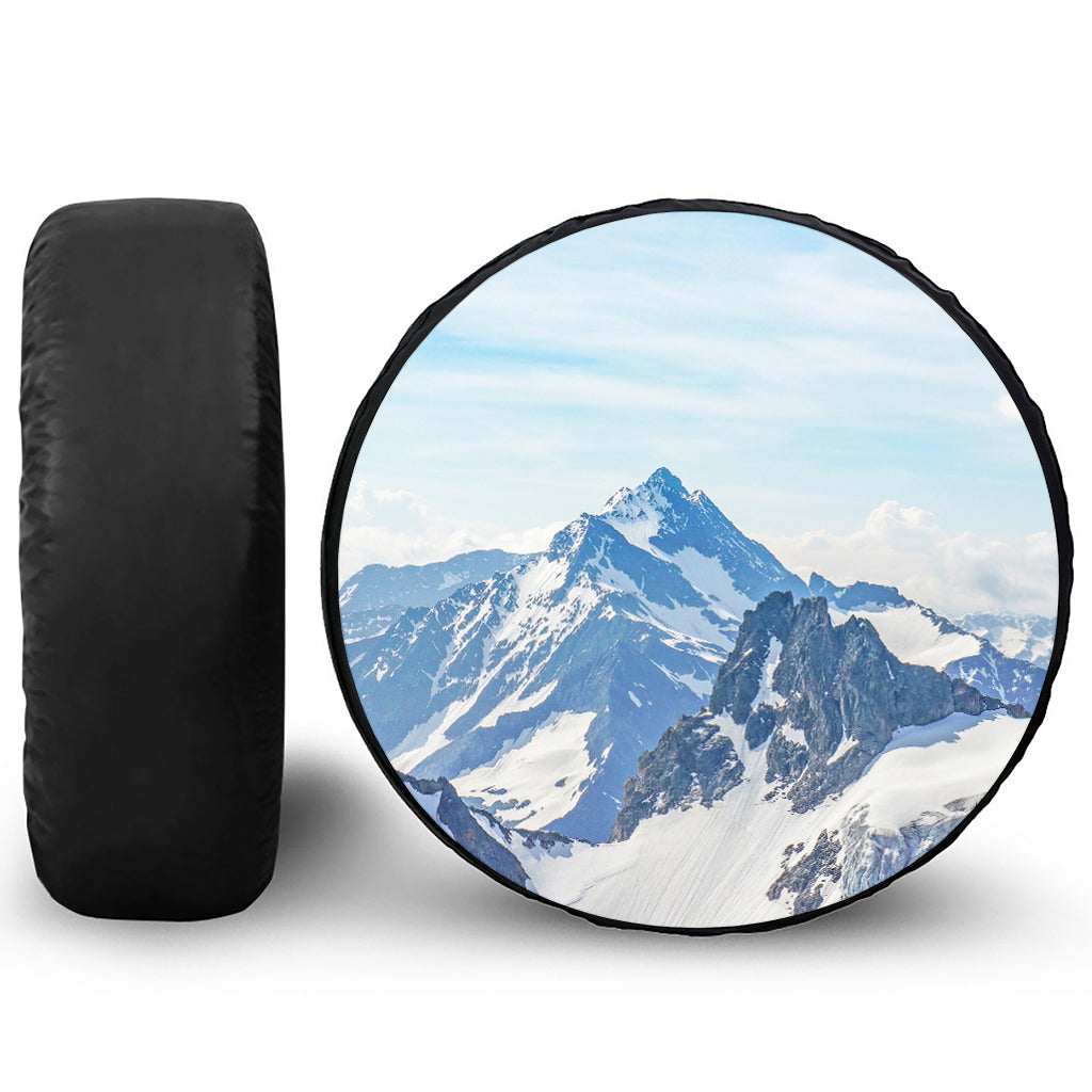 Alps Mountain Print Tire Cover