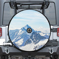 Alps Mountain Print Tire Cover With Camera Hole