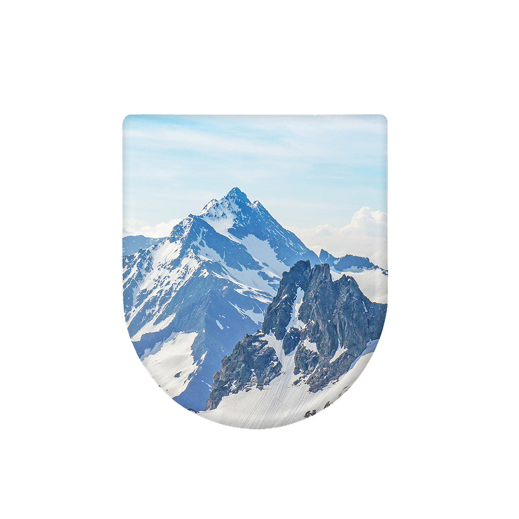 Alps Mountain Print Toilet Lid Cover