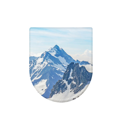 Alps Mountain Print Toilet Lid Cover