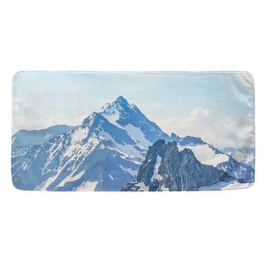 Alps Mountain Print Towel