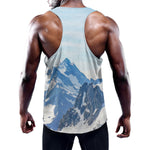 Alps Mountain Print Training Tank Top