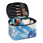 Alps Mountain Print Travel Makeup Bag