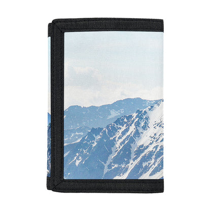 Alps Mountain Print Trifold Wallet