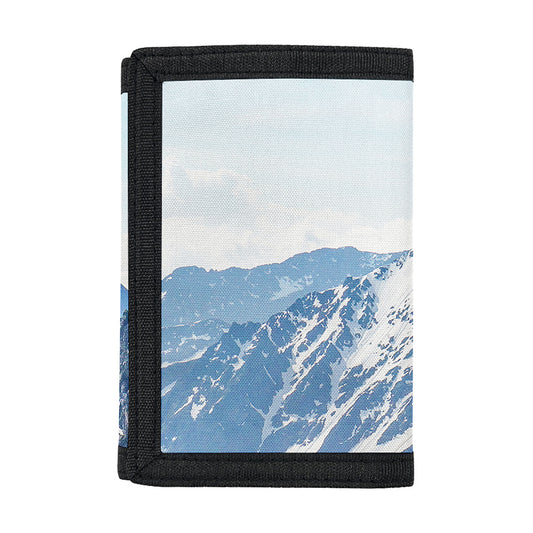Alps Mountain Print Trifold Wallet