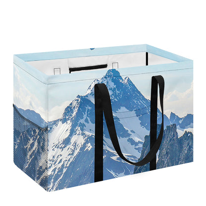 Alps Mountain Print Utility Tote Bag