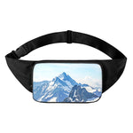 Alps Mountain Print Waist Bag