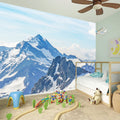 Alps Mountain Print Wall Sticker